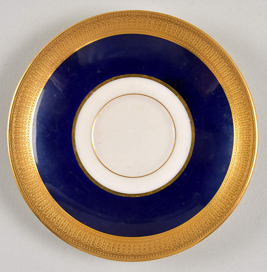 J19K Cobalt Blue Saucer for Demitasse Cup by Lenox-1