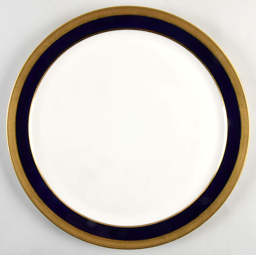 J19K Cobalt Blue 14" Chop Plate (Round Platter) by Lenox-1