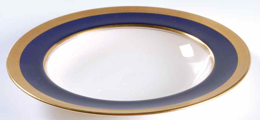 J19K Cobalt Blue Rim Soup Bowl by Lenox-1