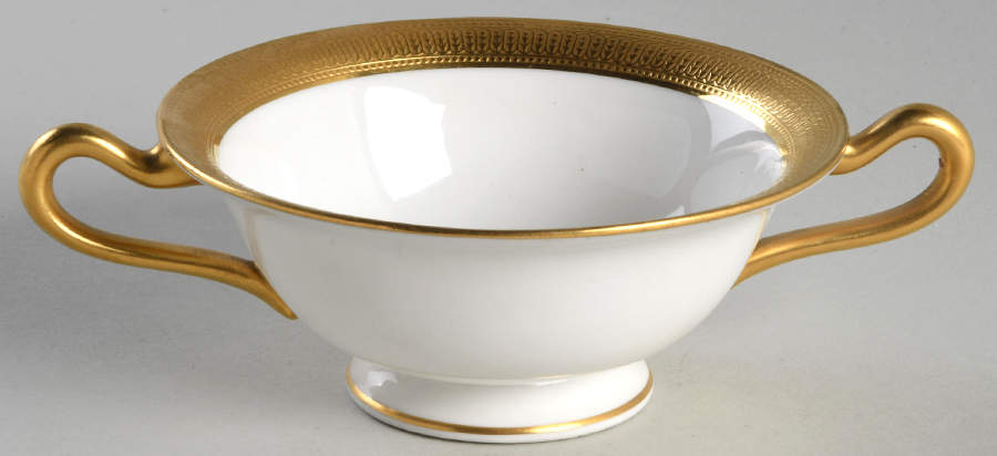 J19 White Footed Bouillon Cup by Lenox-1