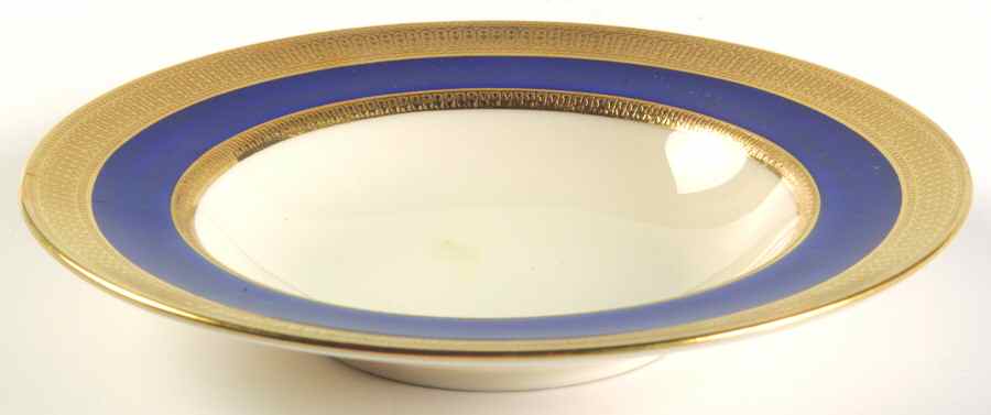 J21D Cobalt Blue Rim Fruit/Dessert (Sauce) Bowl by Lenox-1