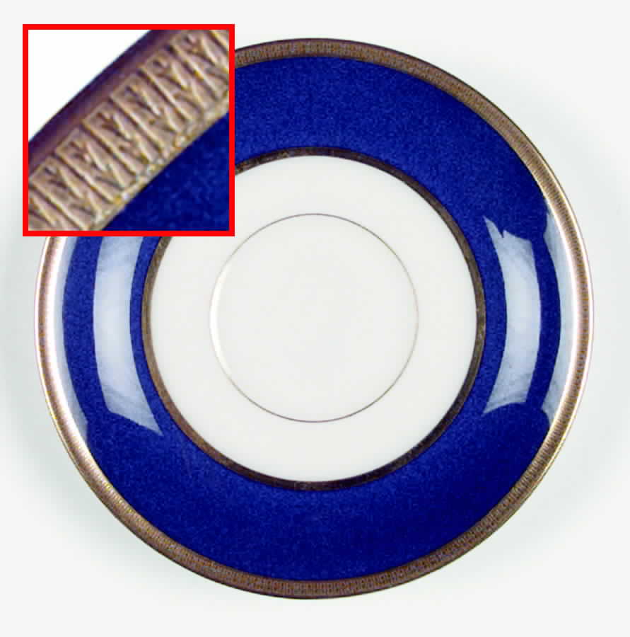 Tuxedo Cobalt Blue Saucer by Lenox-1