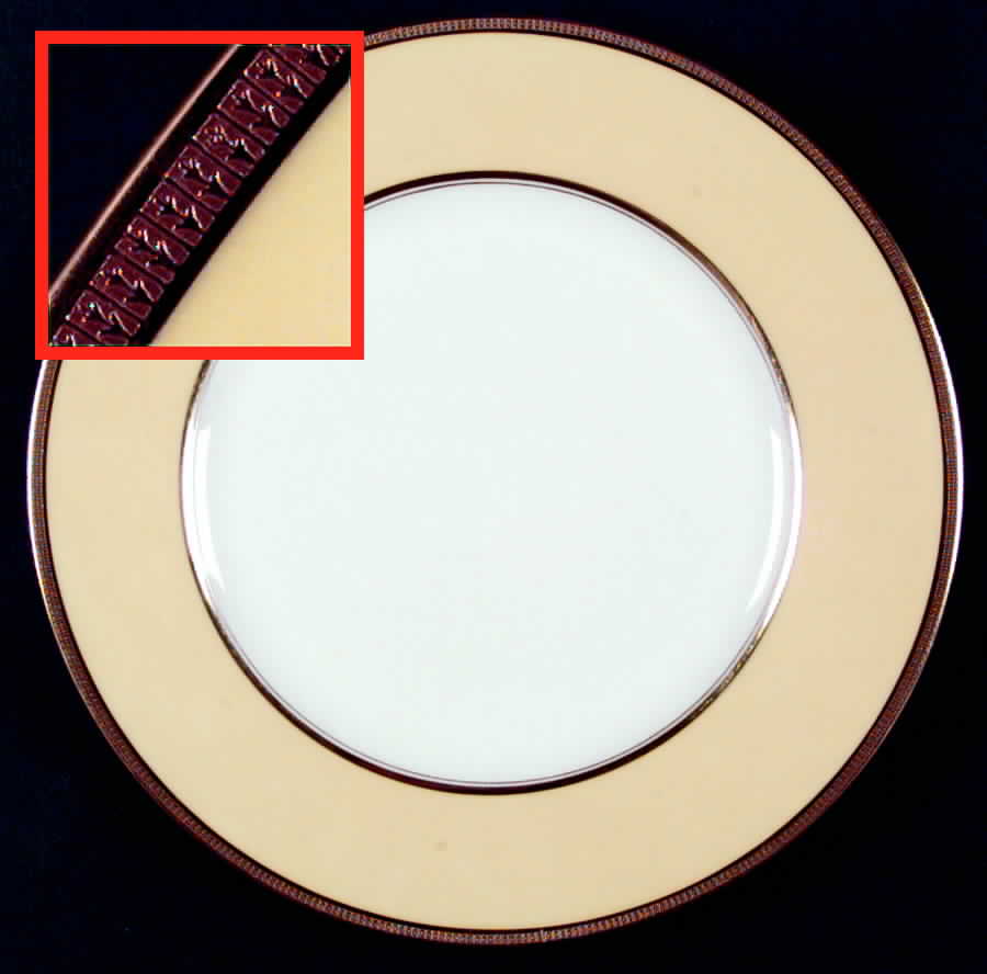 Tuxedo Yellow Dinner Plate by Lenox-1
