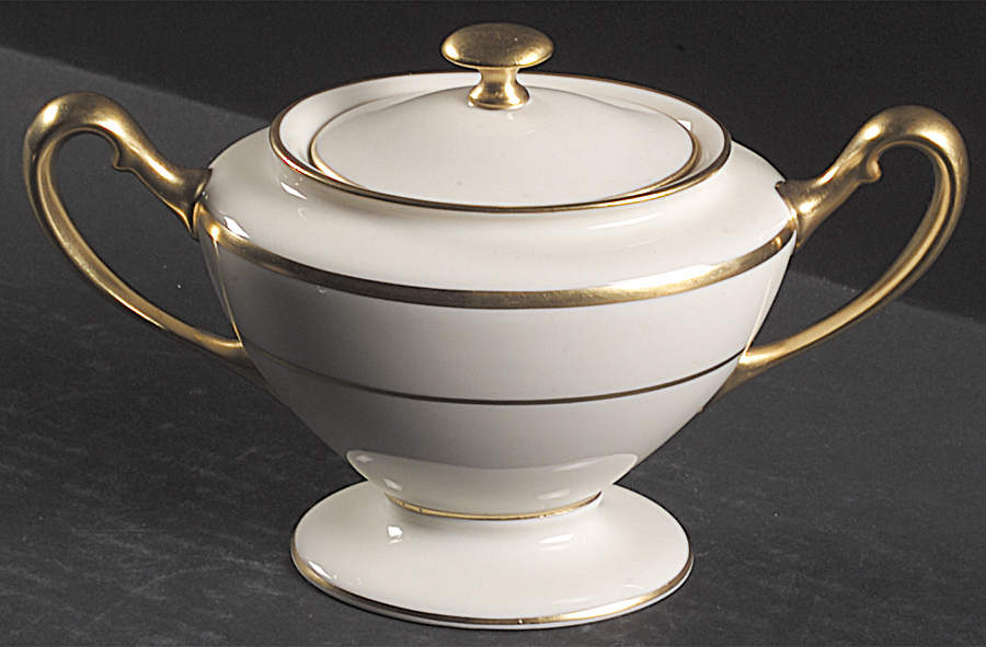 J34 Sugar Bowl & Lid by Lenox-1