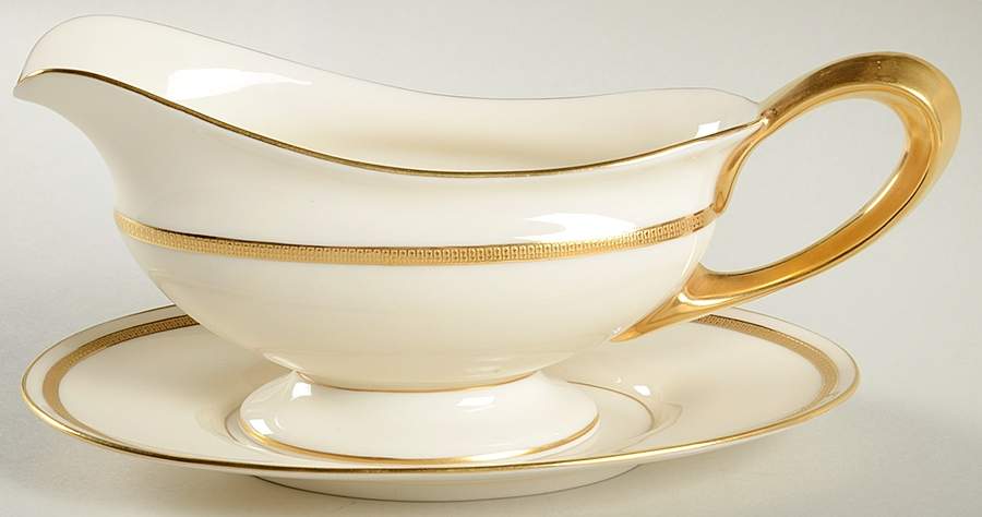 J53 Gravy Boat & Underplate by Lenox-1