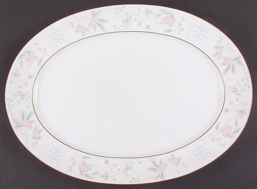 Jacqueline 16" Oval Serving Platter by Lenox-1