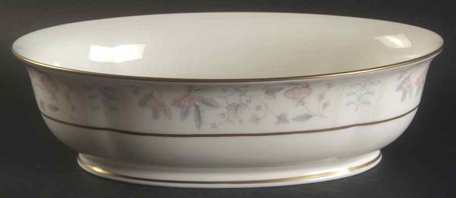 Jacqueline 9" Oval Vegetable Bowl by Lenox-1