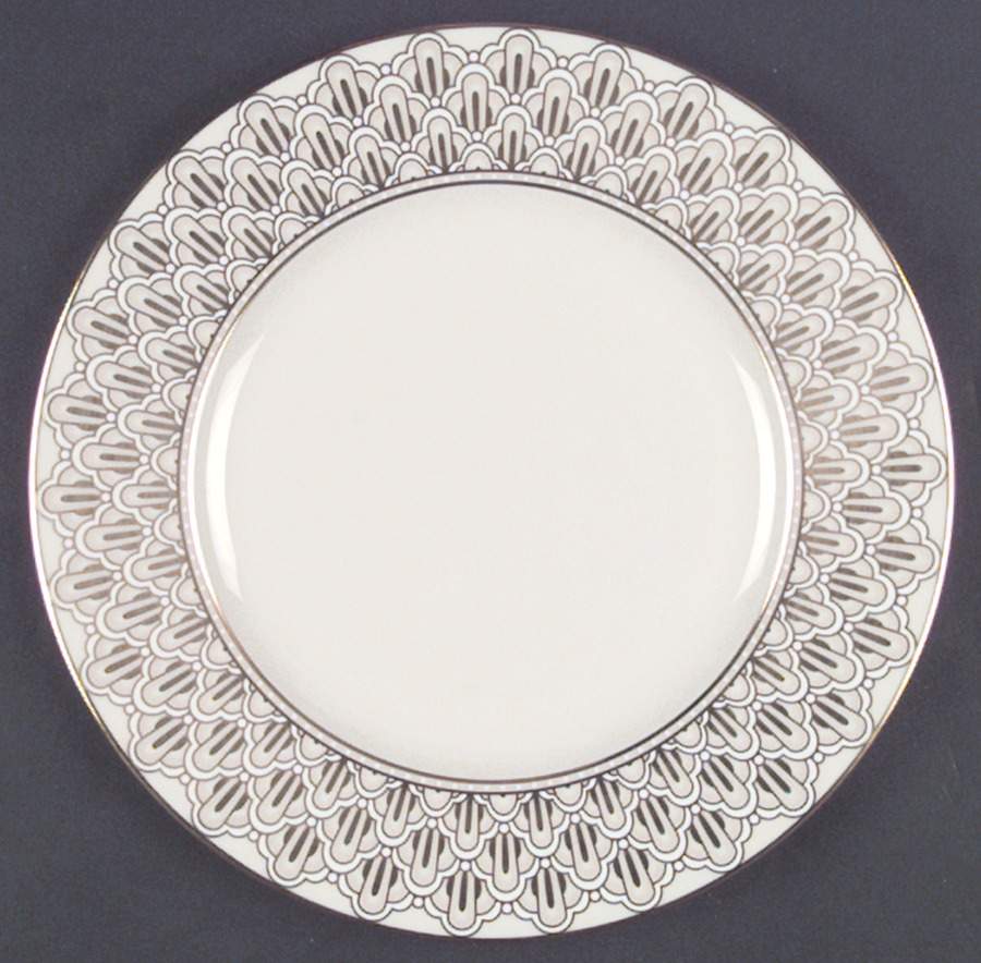 Jacquard Gold Accent Luncheon Plate by Lenox-1