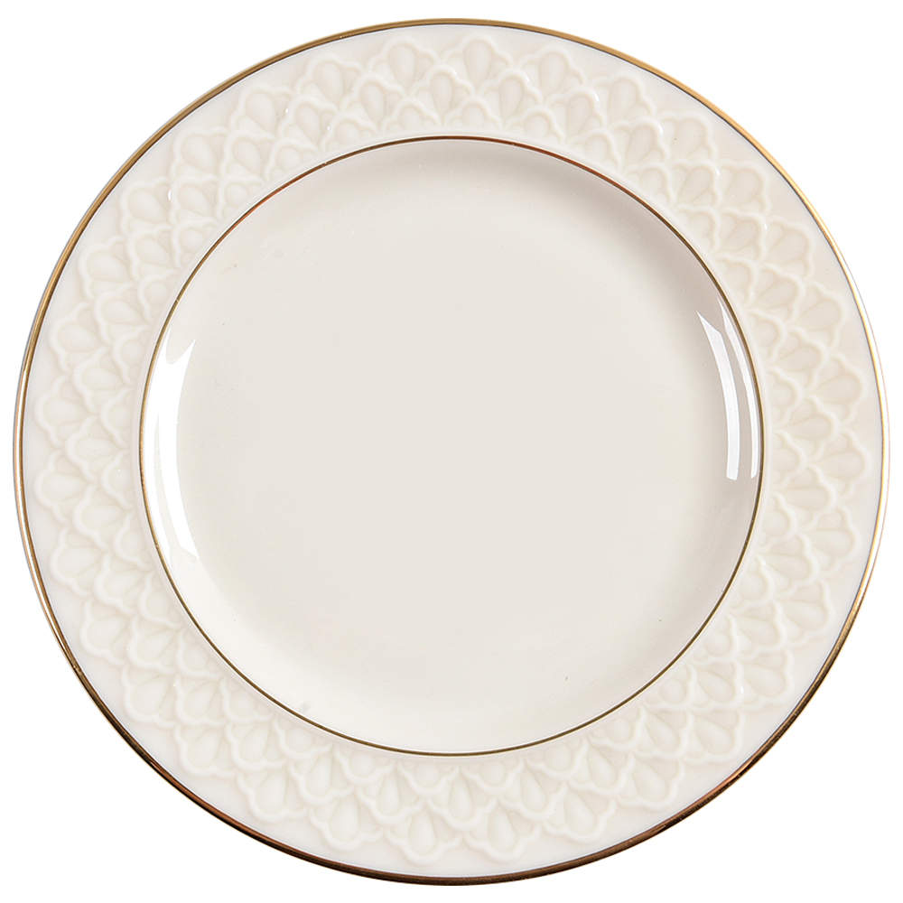 Jacquard Gold Bread & Butter Plate by Lenox-1