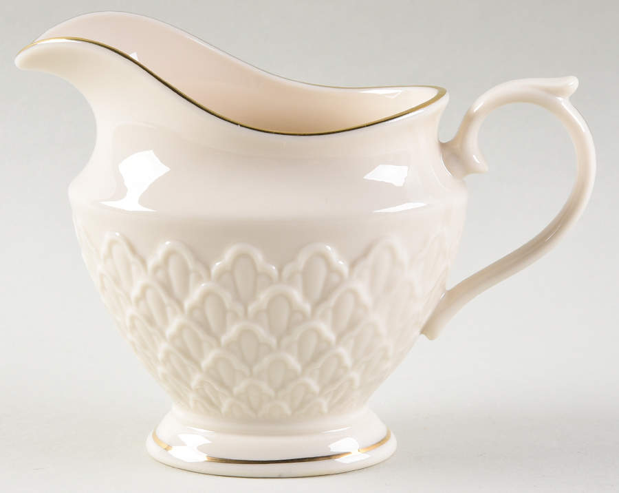 Jacquard Gold Creamer by Lenox-1