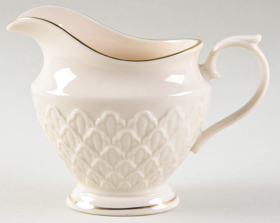 Jacquard Gold Creamer by Lenox-1
