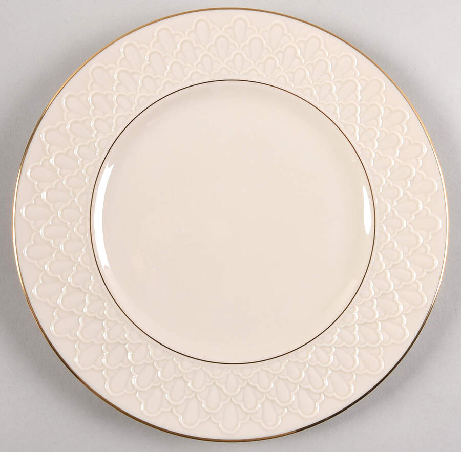 Jacquard Gold Dinner Plate by Lenox-1