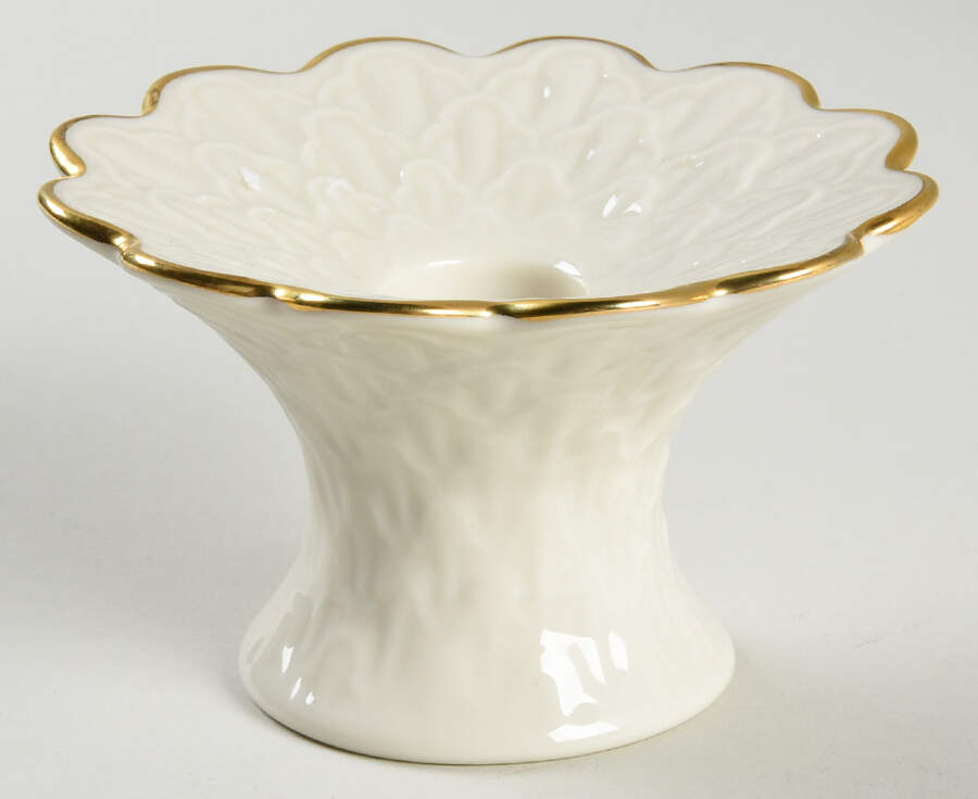 Jacquard Gold 2" Candlestick by Lenox-1