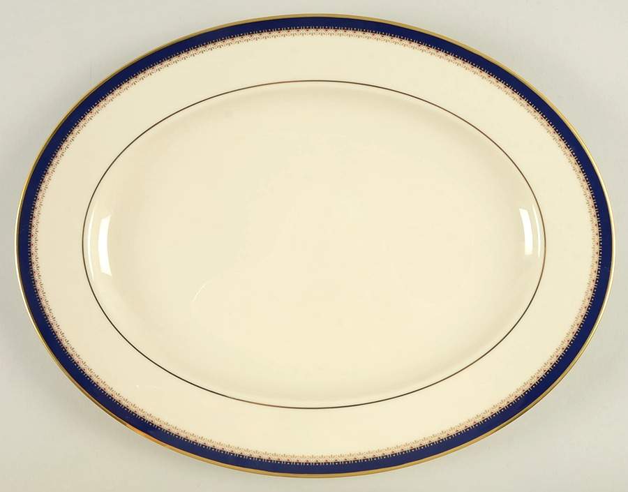 Jefferson 15" Oval Serving Platter by Lenox-1