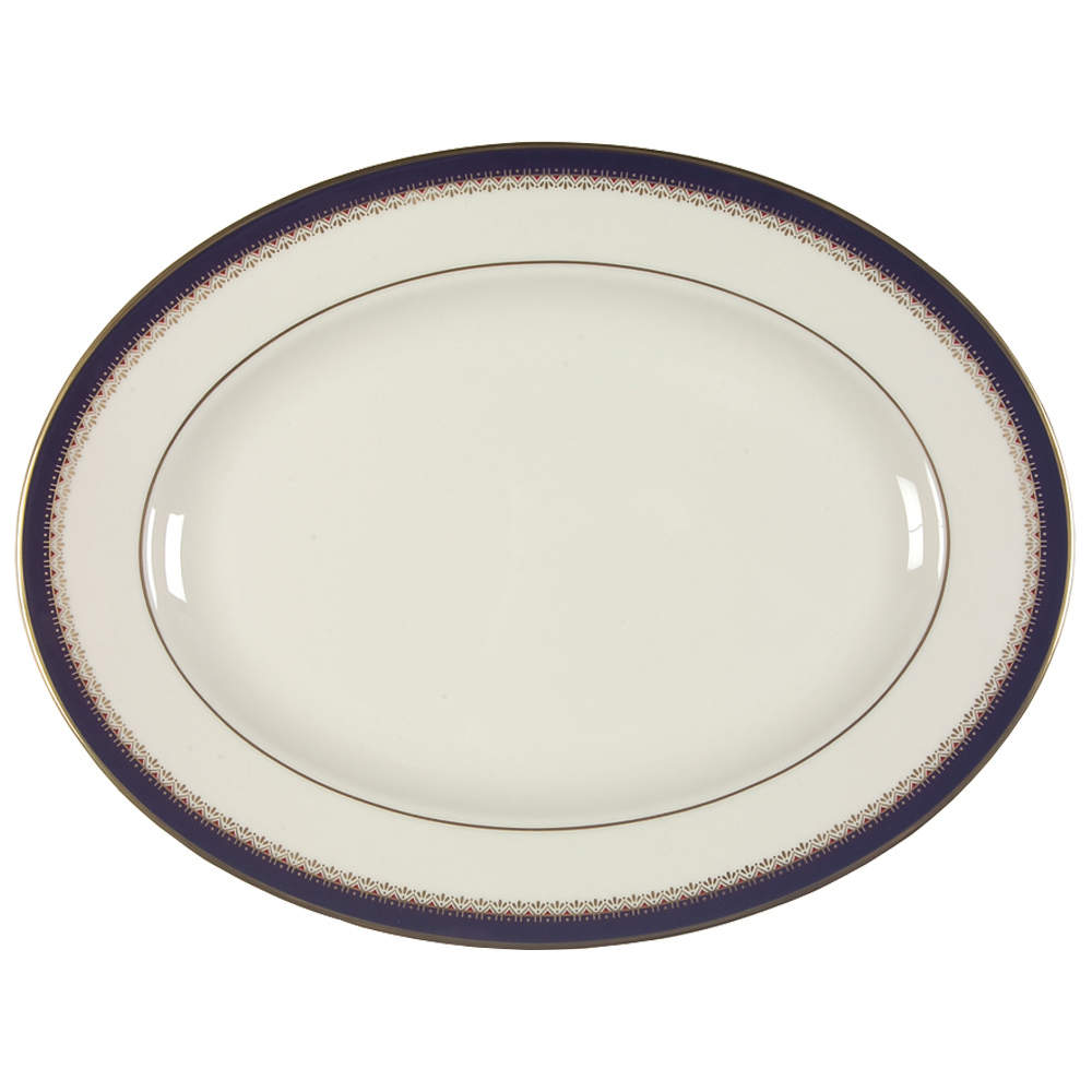 Jefferson 13" 99 Shape Oval Serving Platter by Lenox-1