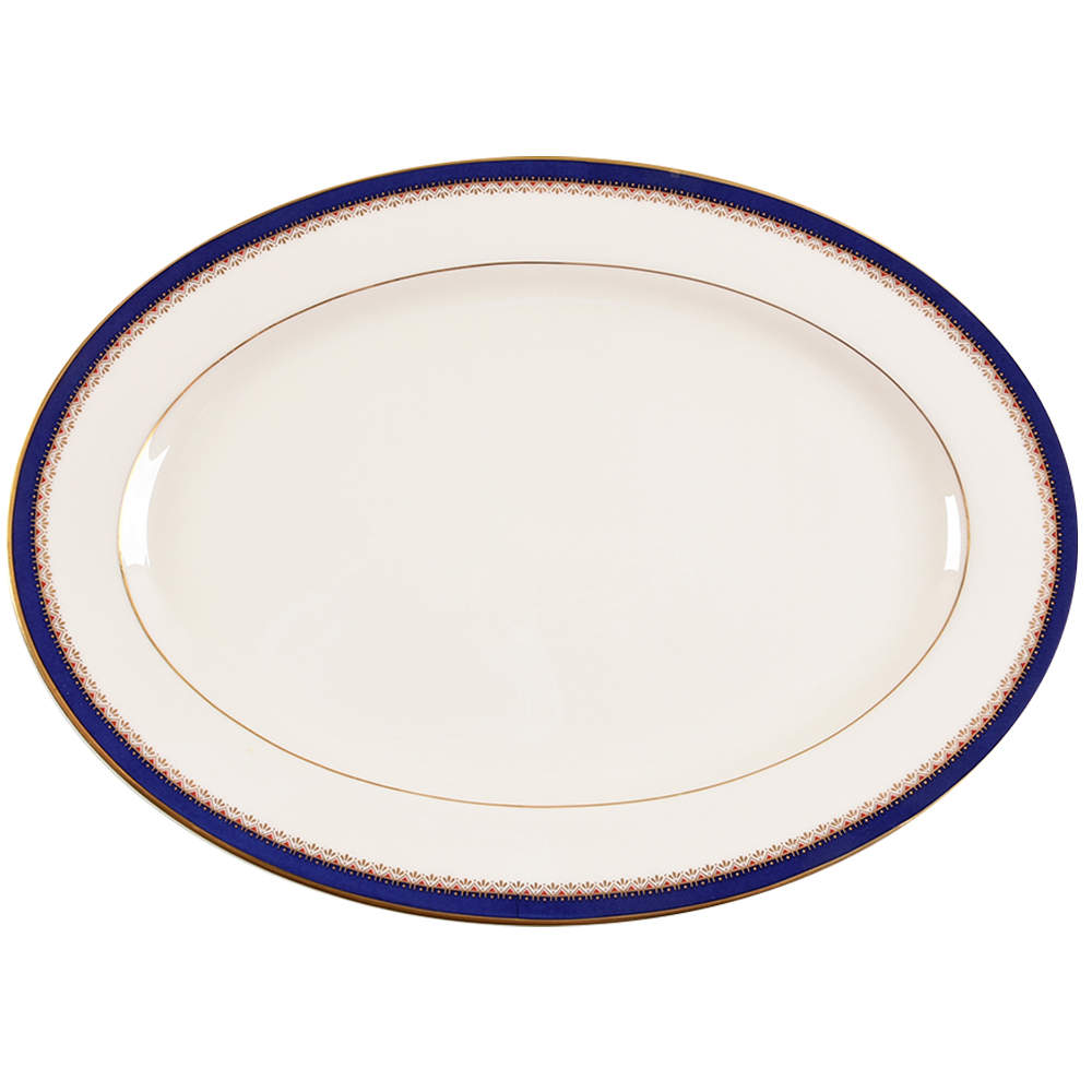 Jefferson 16" Oval Serving Platter by Lenox-1