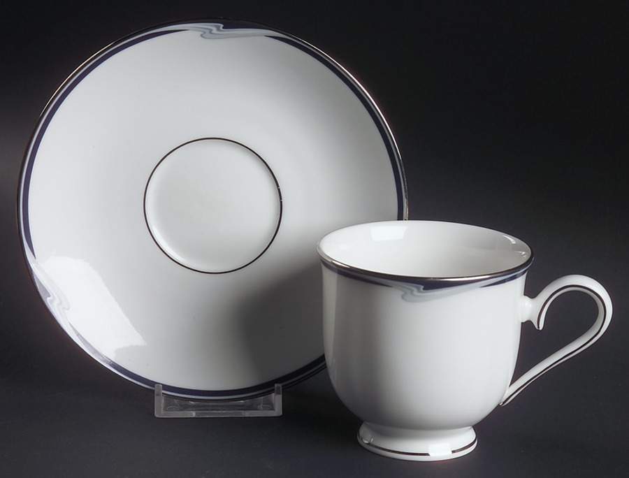 Joanna Footed Cup & Saucer Set by Lenox-1