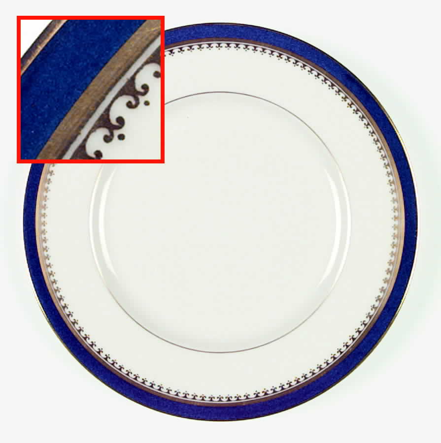 K344B Cobalt Blue Dinner Plate by Lenox-1