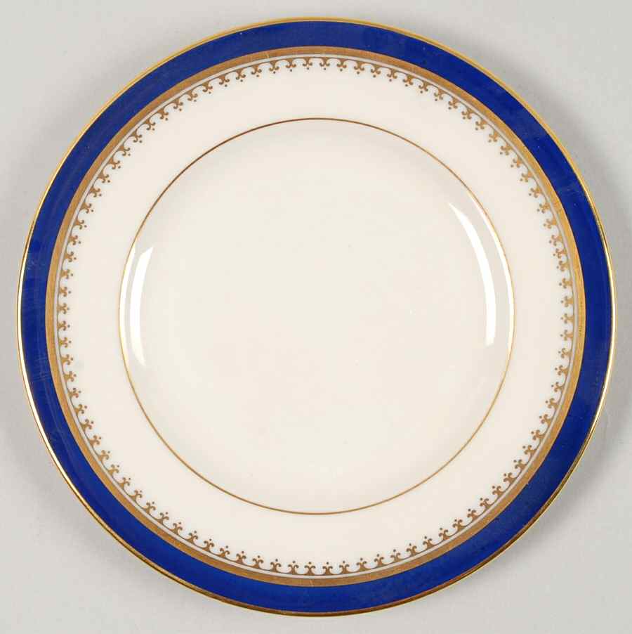 K344B Cobalt Blue Bread & Butter Plate by Lenox-1