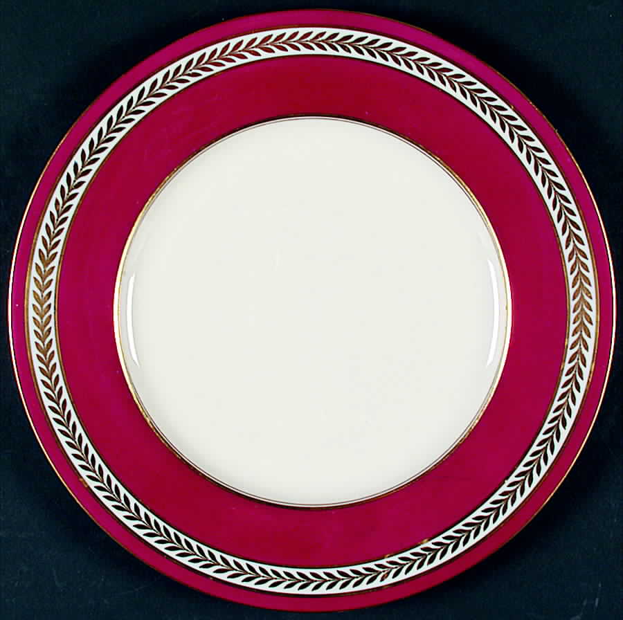K355R Maroon Dinner Plate by Lenox-1