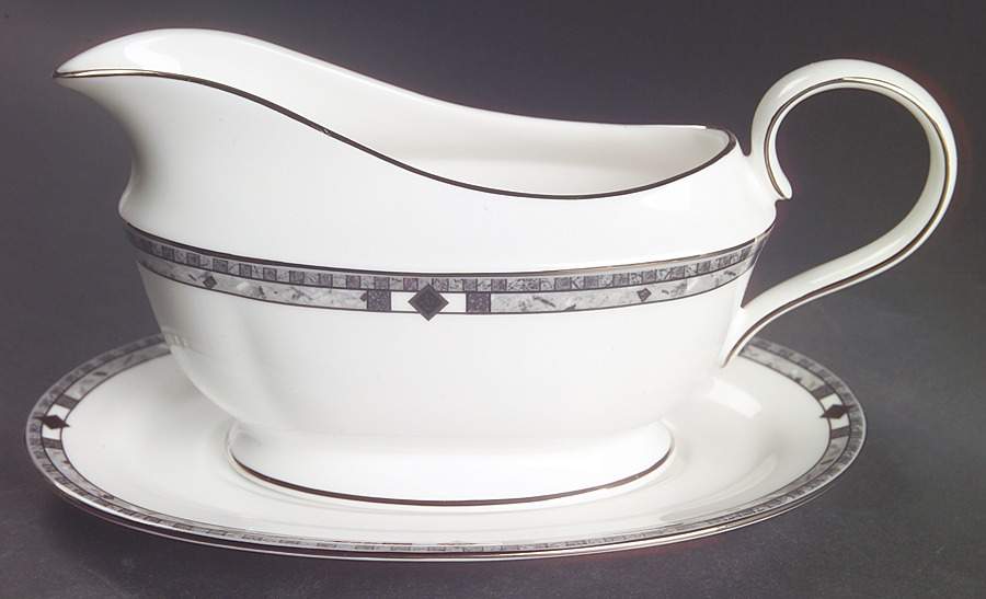 Kara Gravy Boat & Underplate by Lenox-1