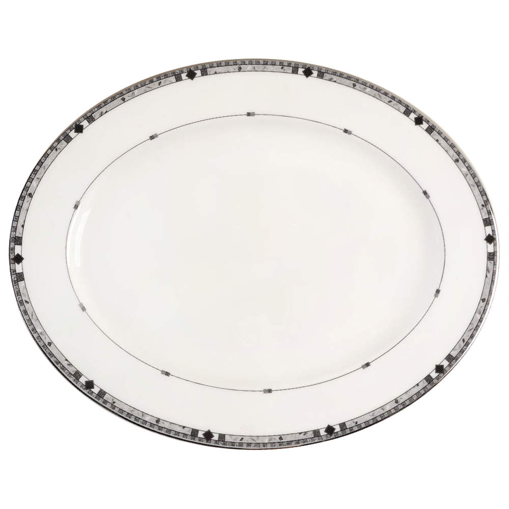 Kara 16" Oval Serving Platter by Lenox-1