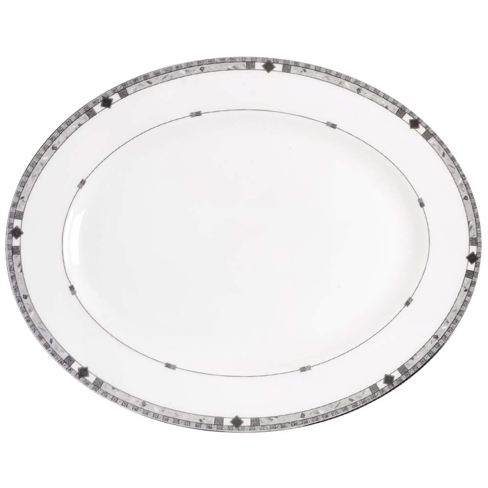 Kara 13" Oval Serving Platter by Lenox-1