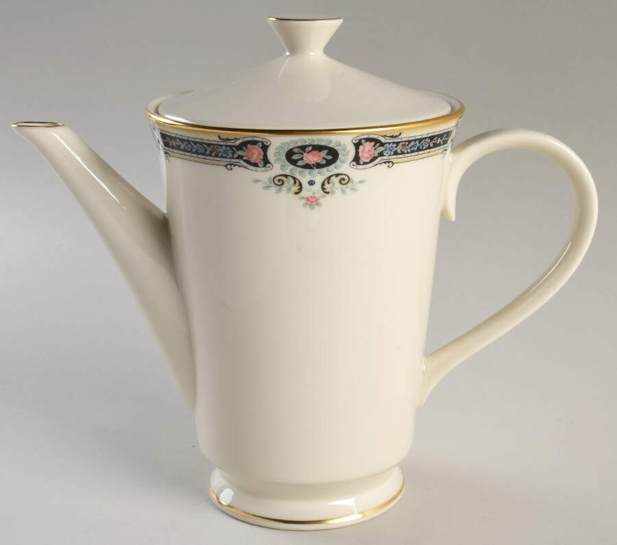 Kent Gardens Tea/Coffee Pot & Lid by Lenox-1
