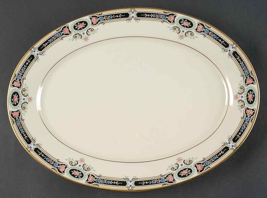 Kent Gardens 13" Oval Serving Platter by Lenox-1