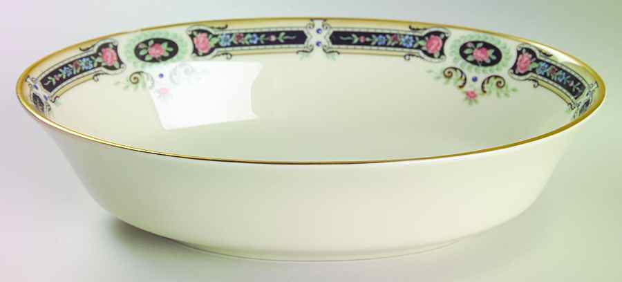 Kent Gardens 9" Oval Vegetable Bowl by Lenox-1