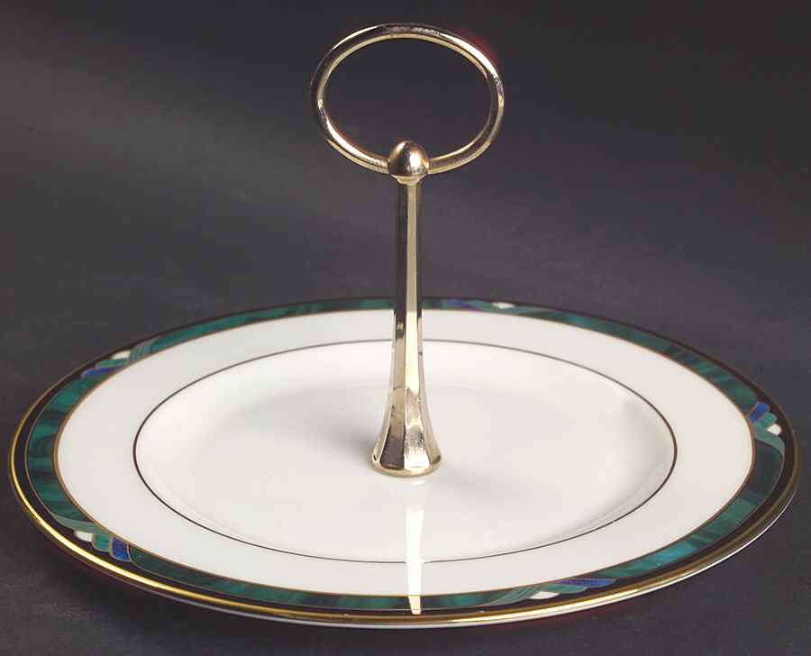 Kelly Round Serving Plate with Handle (SP) by Lenox-1