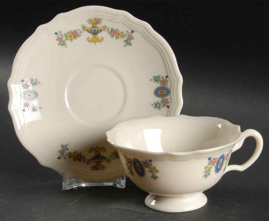 Kenmore Footed Cup & Saucer Set by Lenox-1