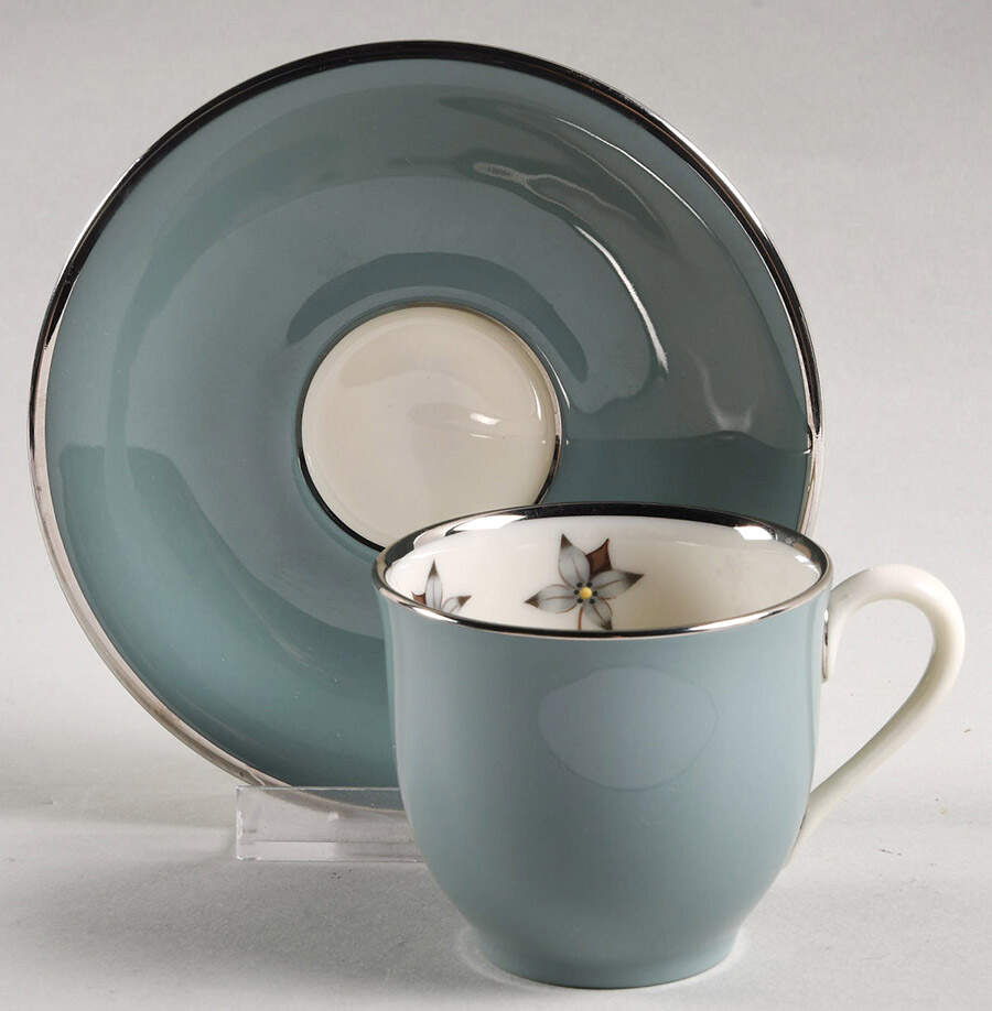 Kingsley Flat Demitasse Cup & Saucer Set by Lenox-1