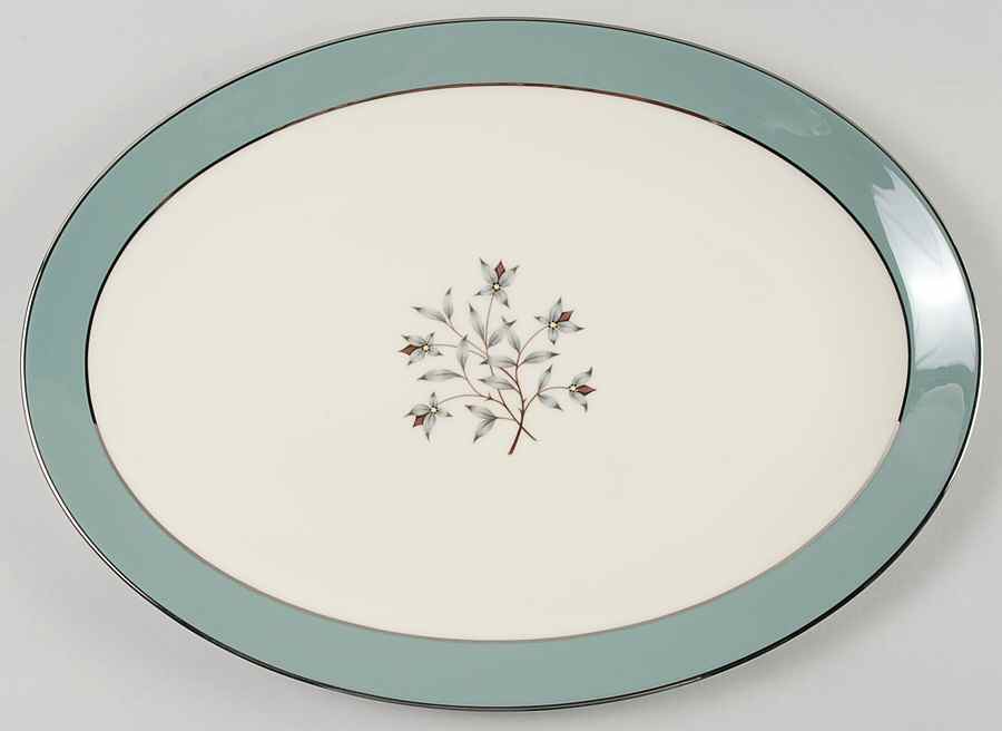 Kingsley 17" Oval Serving Platter by Lenox-1
