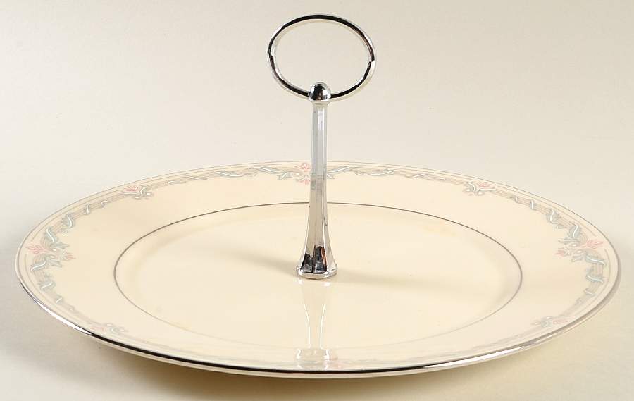 Kingston Round Serving Plate with Handle (DP) by Lenox-1