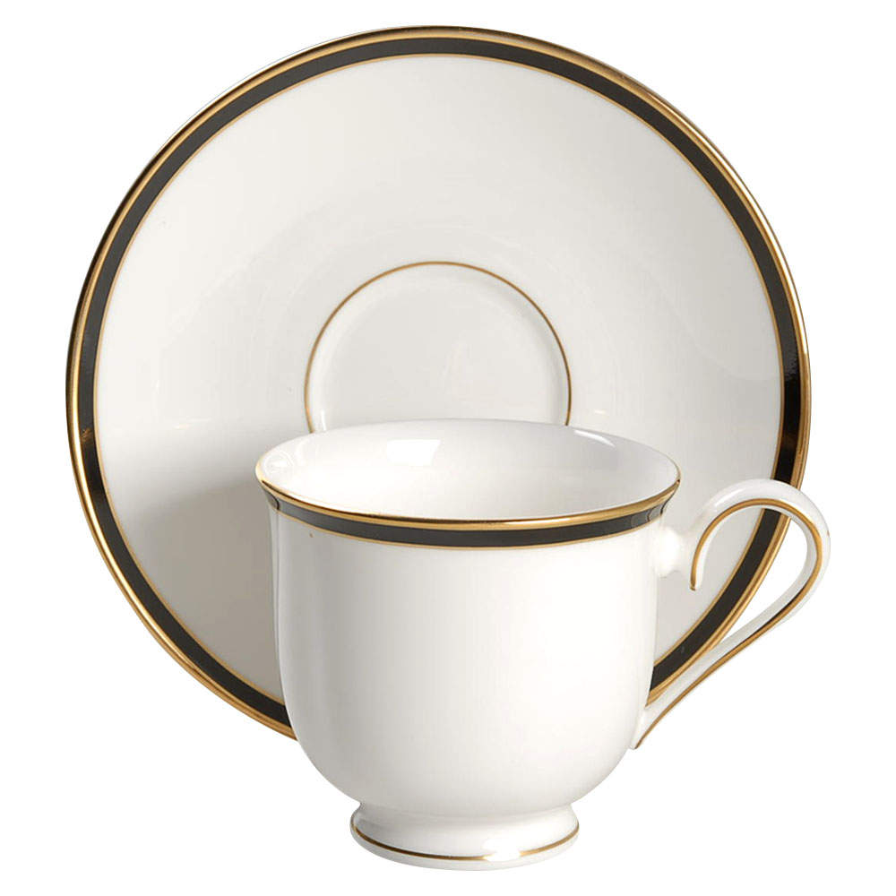 Kristy Footed Cup & Saucer Set by Lenox-1