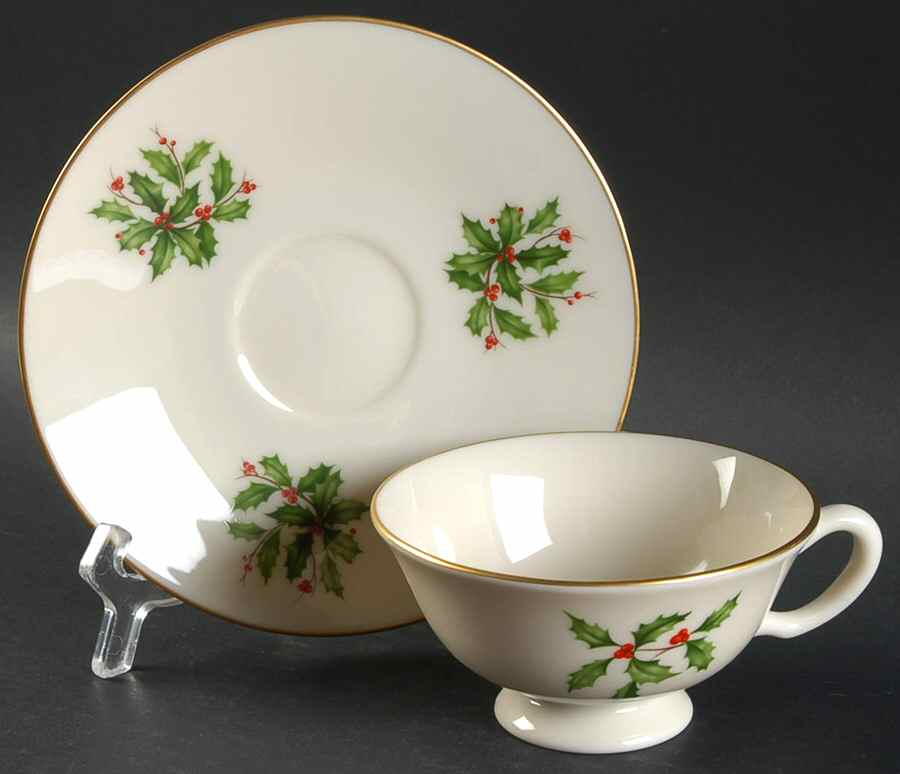 L5 Footed Cup & Saucer Set by Lenox-1