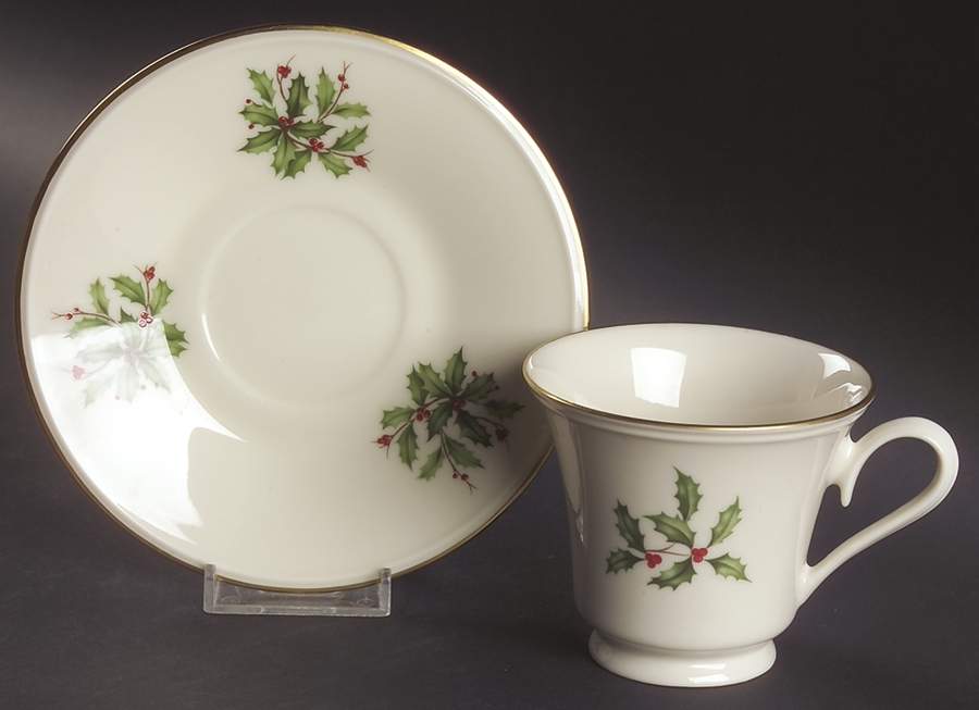 L5 Footed Cup & Saucer Set by Lenox-1