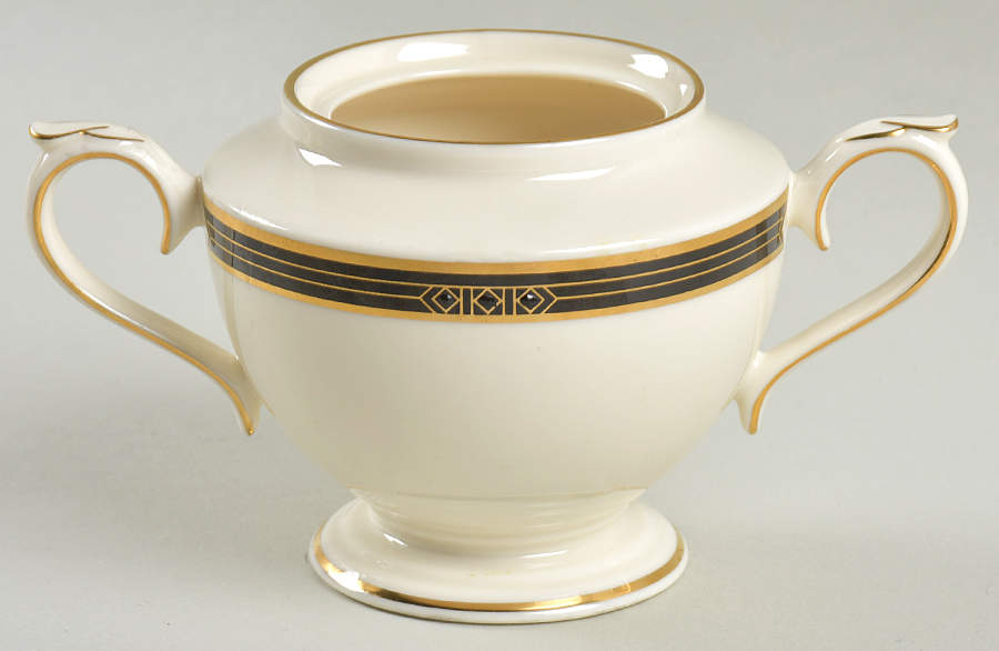 Langdon Gate Sugar Bowl No Lid by Lenox-1