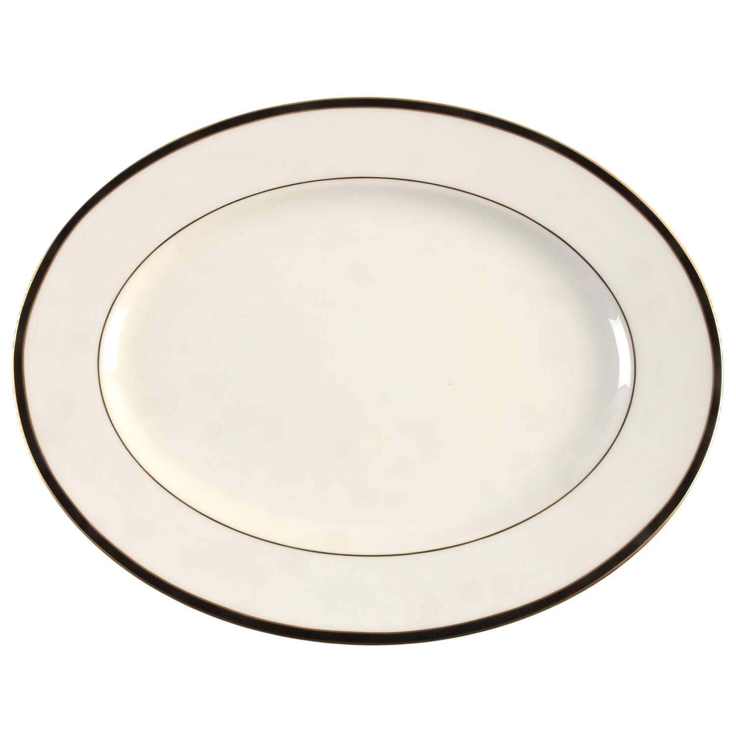 Langdon Gate 13" 99 Shape Oval Serving Platter by Lenox-1