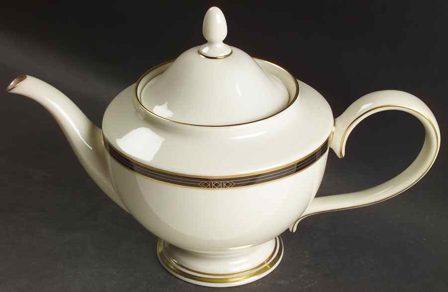 Langdon Gate 1999 Shape Teapot & Lid by Lenox-1
