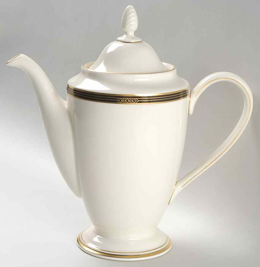 Langdon Gate 1999 Shape Coffee Pot & Lid by Lenox-1