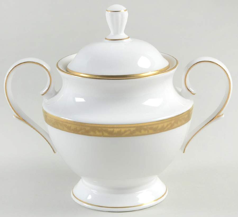 Landmark Gold Sugar Bowl & Lid by Lenox-1