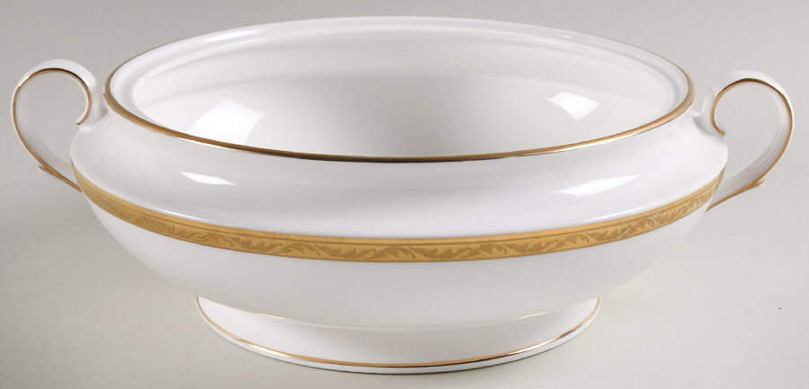 Landmark Gold Round Vegetable No Lid by Lenox-1