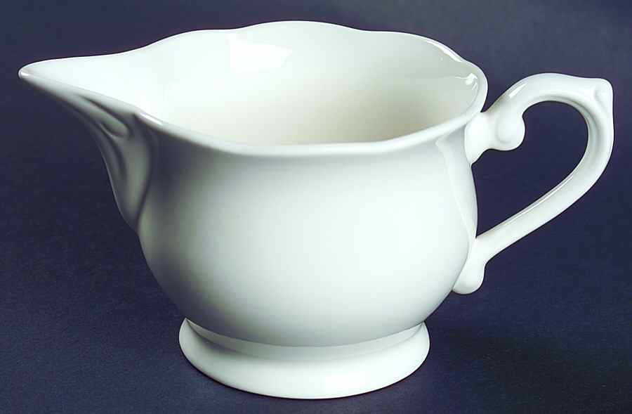 Lantana White Creamer by Lenox-1