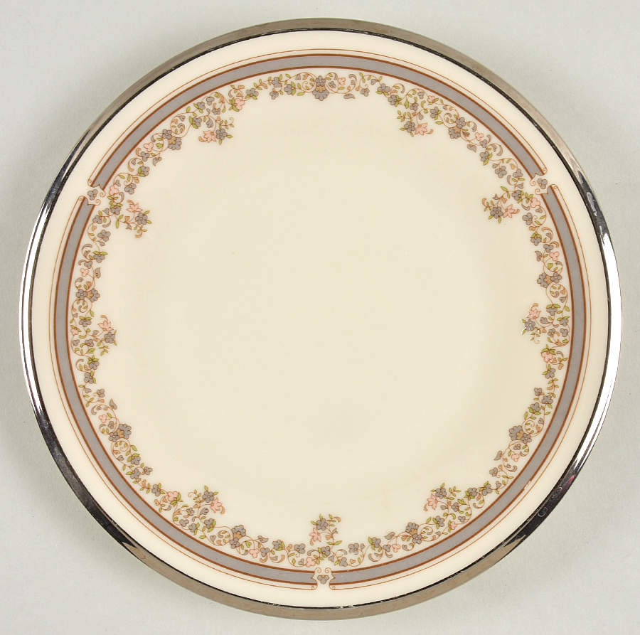 Lace Point Dessert Plate/Cream Soup Saucer for Footed Bowl by Lenox-1