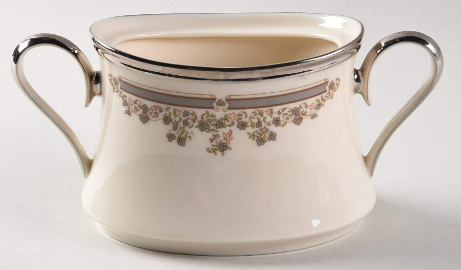 Lace Point Sugar Bowl No Lid by Lenox-1
