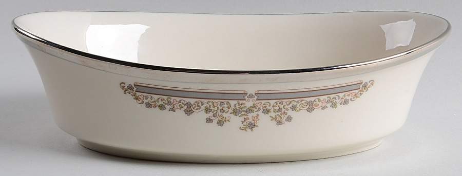 Lace Point 10" Oval Vegetable Bowl by Lenox-1