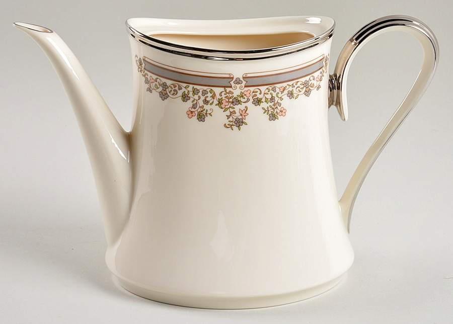 Lace Point Tea/Coffee Pot No Lid by Lenox-1