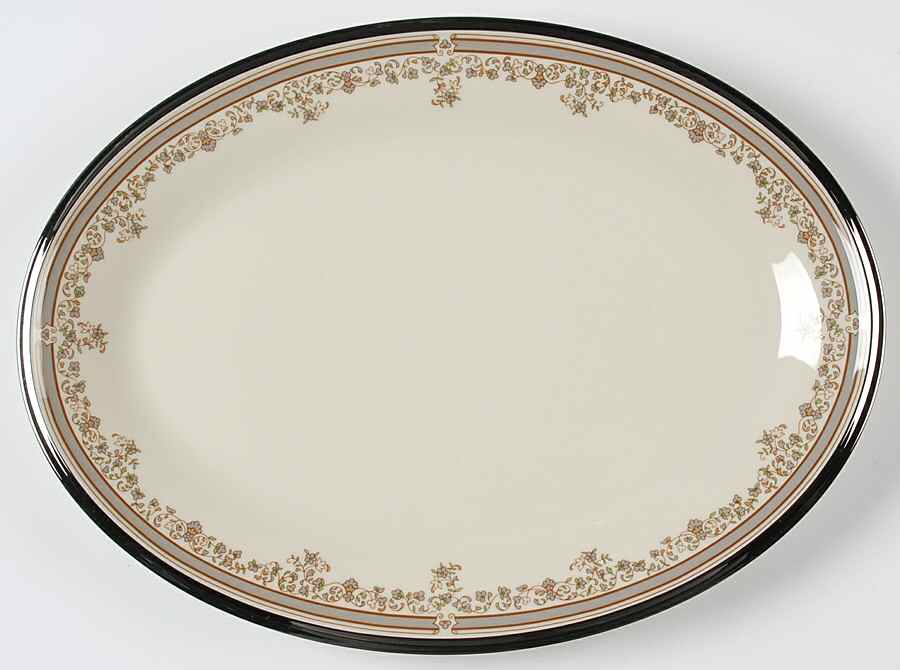 Lace Point 14" Oval Serving Platter by Lenox-1